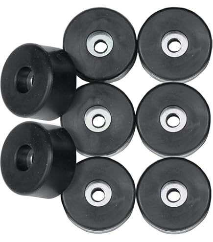 Amazon.com: Ernie Ball Amp Caster Set, Deluxe Pop-In Socket Mount
