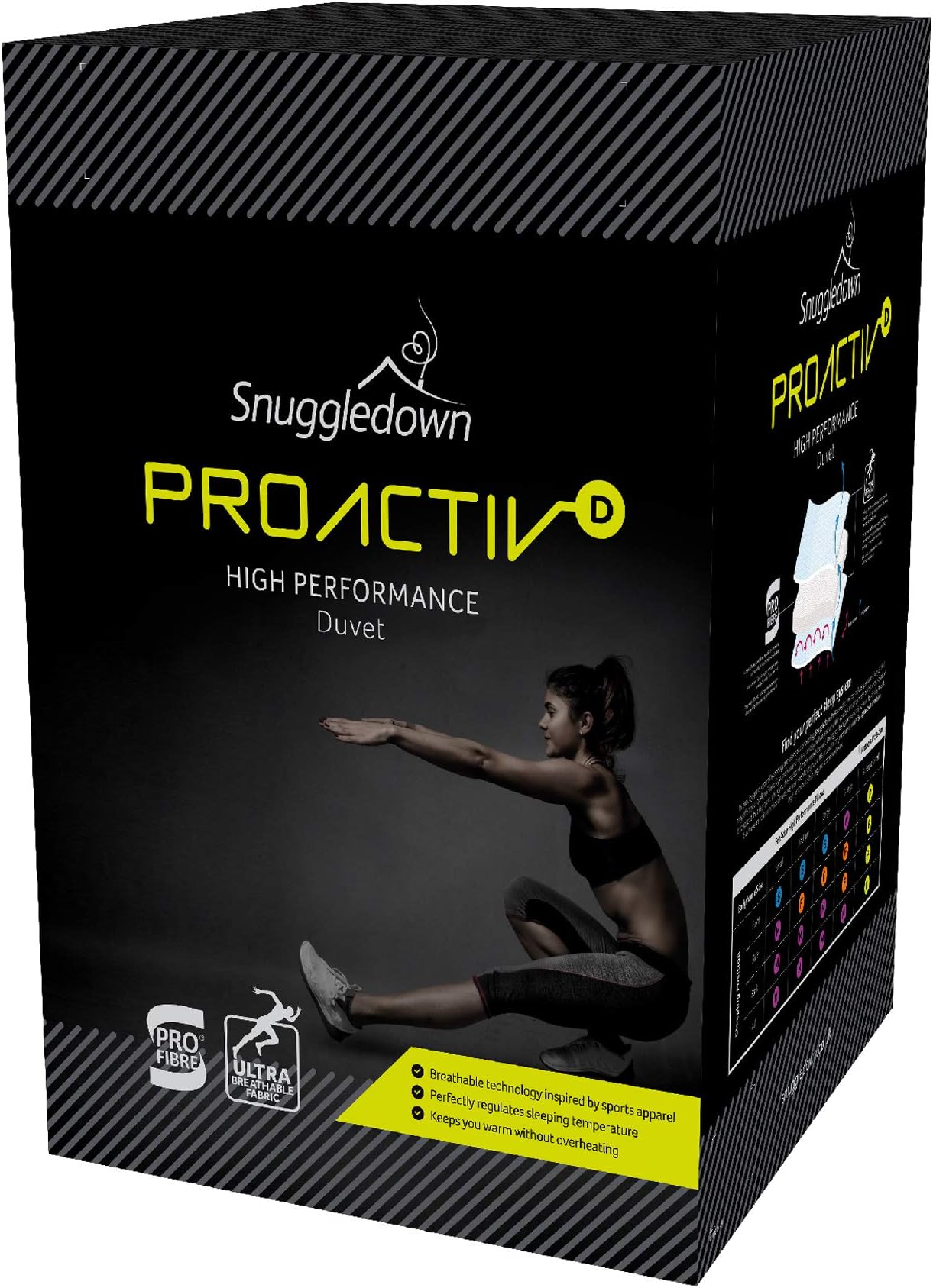 Snuggledown Proactiv 10.5 Tog Duvet, Single