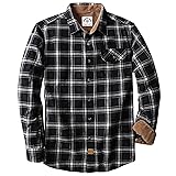 Dubinik® Mens Flannel Shirts Long Sleeve Flannel
