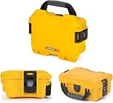 NANUK 903 Small Waterproof Hard Case with Foam Insert - Yellow 9.1" x 6.8" x view 3