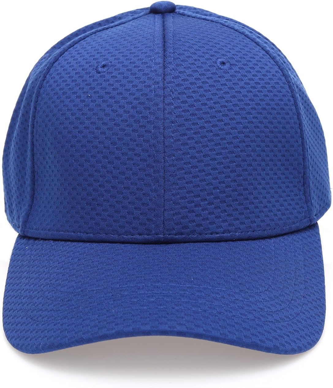 Plain Polyester Twill Baseball Cap Hat with Flex fit Elastic Band(1735