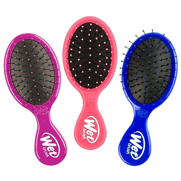 WET BRUSH SQUIRT DETANGLING BRUSH, 3 CT, PINK,...