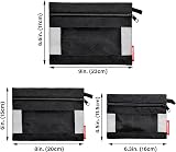 HAUTMEC 3 Piece Small Tool Pouch Set, 9x6.6, 8x6, 6.3x4.5 Inches view 2