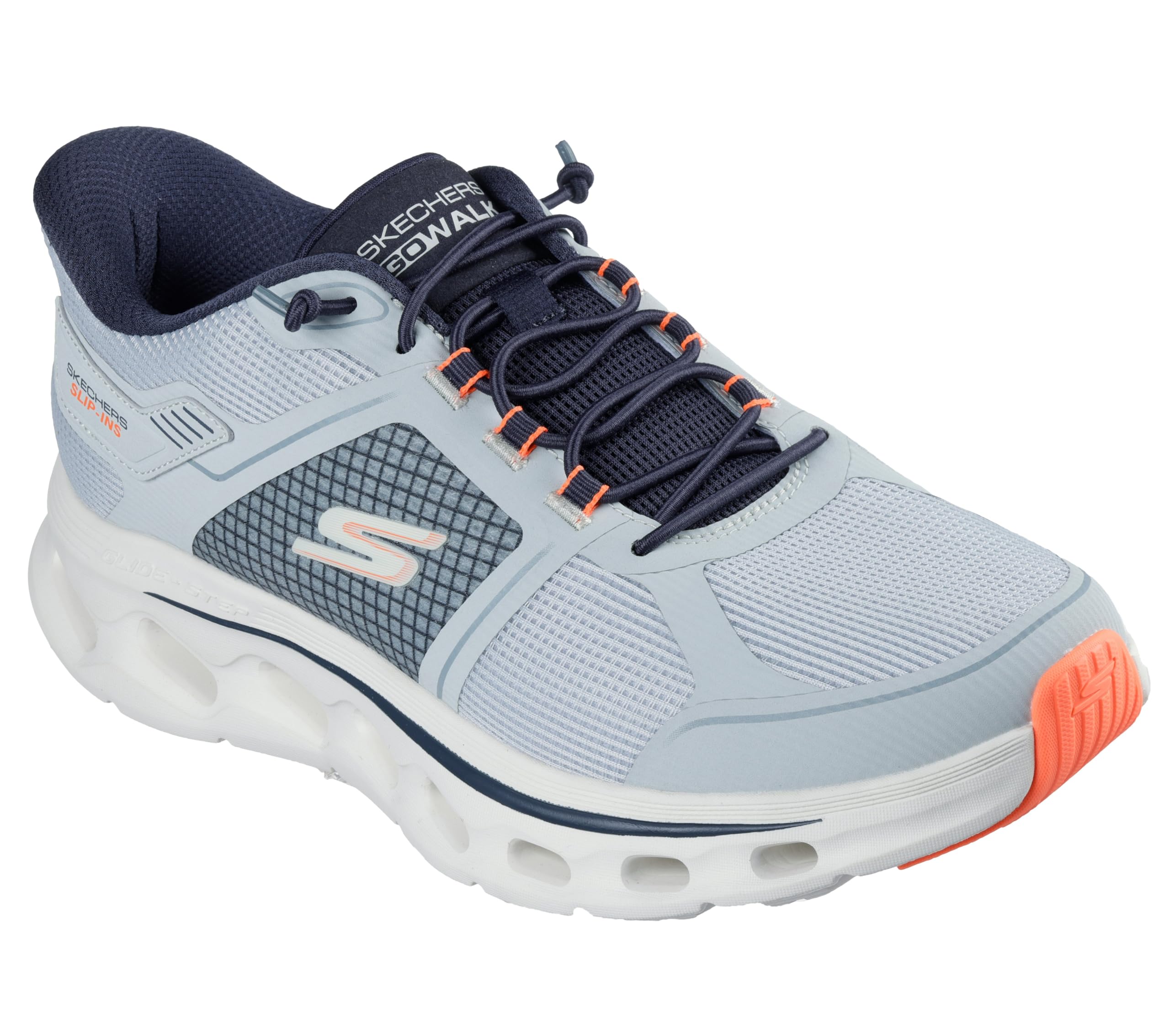 Photo 1 of Skechers Men's Go Walk Glide Step 2.0 Zalor Hands Free Slip-Ins Sneaker, Slate, 10