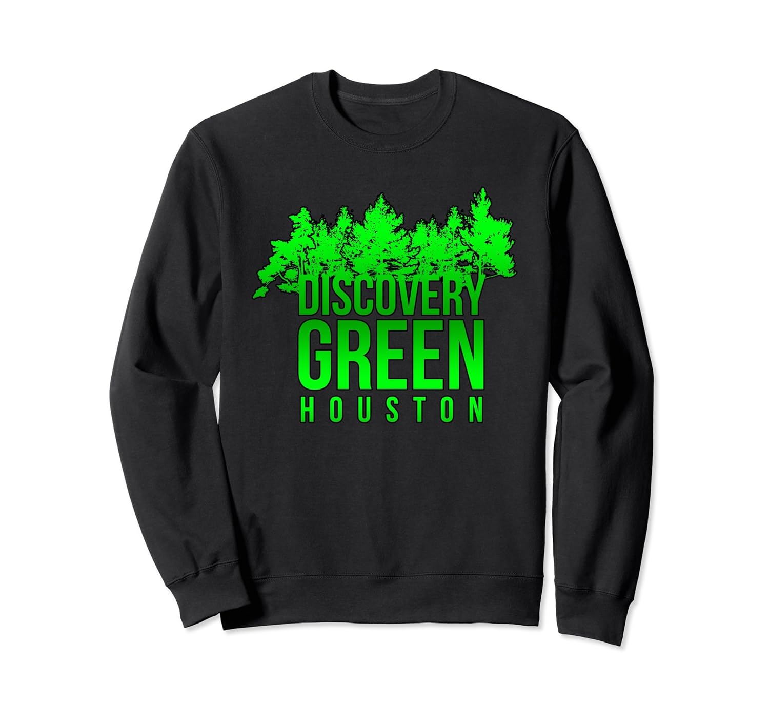 Discovery Green Houston Sweatshirt Houston Texas Souvenir-anz