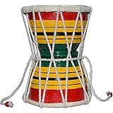 DronaIndia Damru Hand Percussion Handmade Indian Musical Instrument