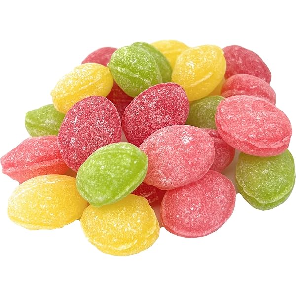 Fruit Buttons Candy YANKEETRADERS Fruit Buttons Hard Candy - 3lb Bulk ...