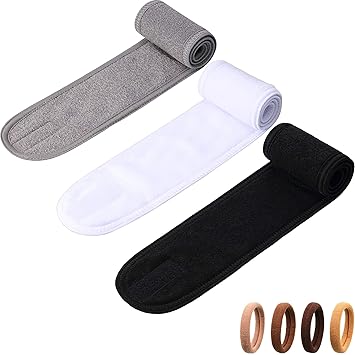 Amazon Com 3 Pcs Spa Facial Headband Makeup Headband Terry