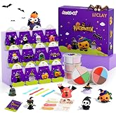 Aestd-ST Air Dry Clay Kit, DIY Halloween Crafts, Modeling Clay for Kids | 12 Boxes Magic Clay, Easy to Shape, Soft & Non-Stic