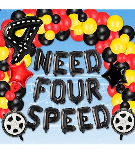 Race Car Party Decorations With Racing Flag Latex Balloon Racing Balloons Happy Birthday Balloons Banner Cake Toppers For Birthday Baby Shower Black White Checkered Racing Flag Party Supplies