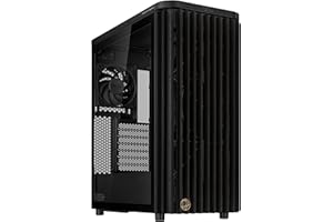 ASUS ProArt PA401 Wood Edition ATX Mid-Tower PC Case – Tempered Glass, FSC-Certified Wooden Front Panel, Dual 160mm Fans, Pow