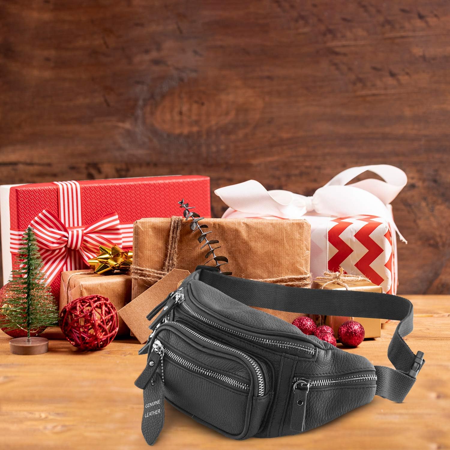 nabob leather fanny pack