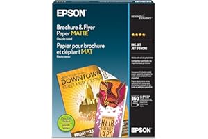 Epson Brochure and Flyer Paper Matte Double-Sided (S042384) 8.5" x 11"