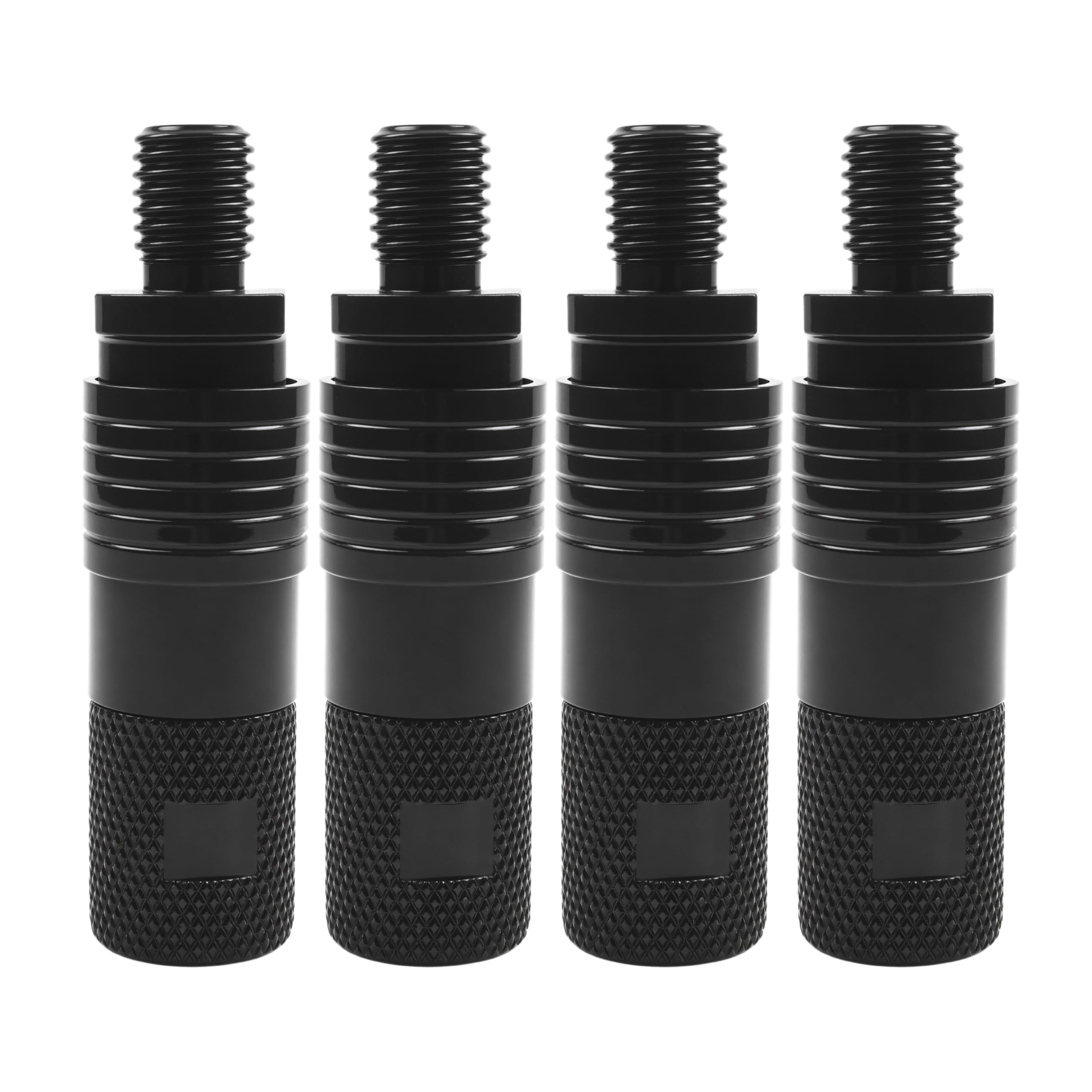 JSHANMEI 4pcs/lot Full Metal Quick Release Adapter Connector Fish Holders Carp Fishing Rod Pod Bank Stick Bite Alarm Rod Holder Connector Detachable Carp Fishing Tackle