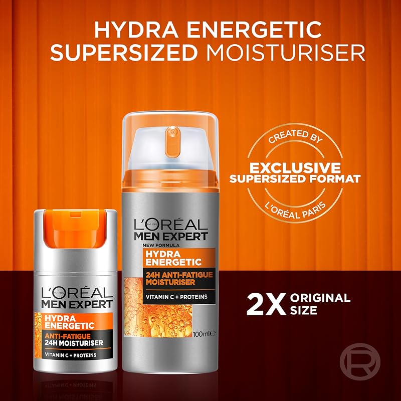 L'Oréal Men Expert XXL Gesichtscreme gegen müde Männer Haut, 100ml