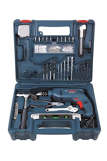 Bosch GSB 500W 500 RE Tool Set (Blue)