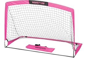 WEKEFON Soccer Goal, 5' x 3.1' Portable Soccer Net with Carry Bag for Backyard Games and Training for Adults and Youth Soccer Practice