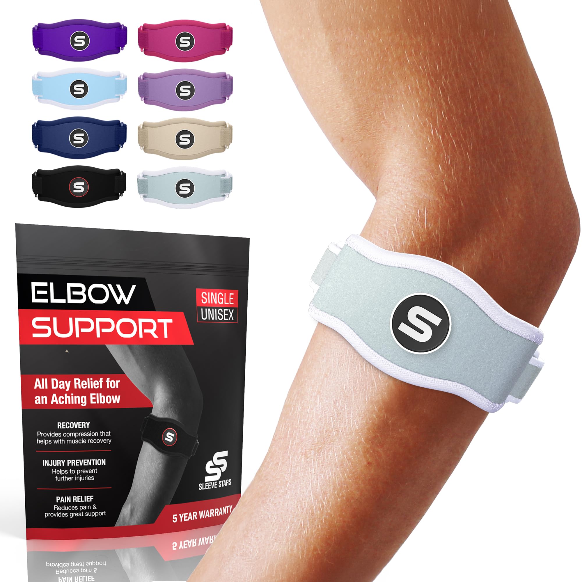 Sleeve Stars Tennis Elbow Brace for Women
