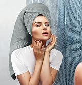 Utopia Towels 8 Piece Set Cotton Hotel Quality Bath Hand Washcloths Cool Grey view 4