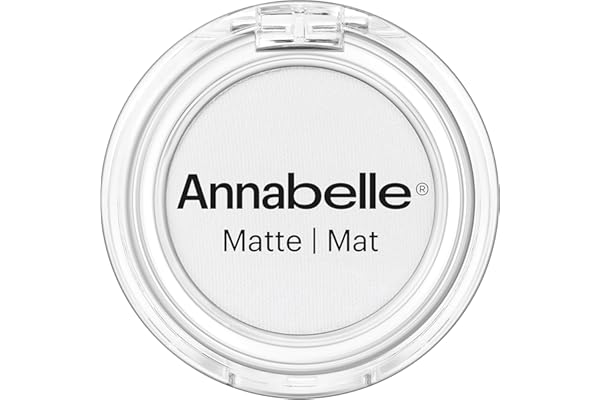 Annabelle Matte Single Eyeshadow, 96 Snowflake, Soft & Silky Texture, Highly Pigmented Shades, Long-Lasting, Cruelty-Free, Pa