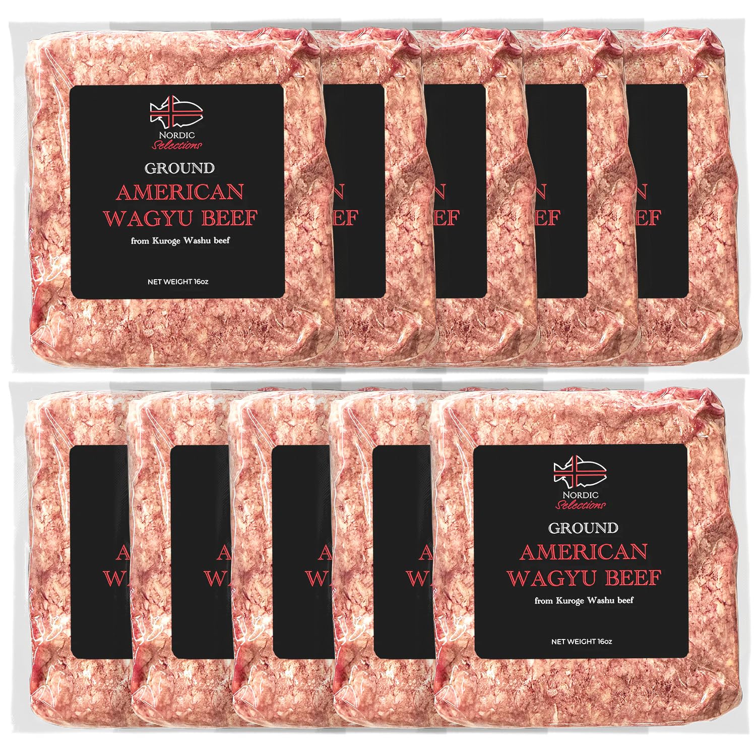 Nordic Catch Ground American Wagyu Beef 16oz 10