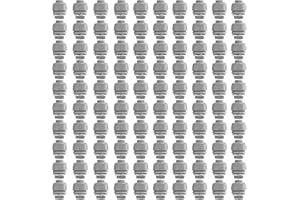 DWALE 3/4 Inch Flexible Conduit Liquid Tight Connector Nonmetallic Liquid Tight Straight Conduit PVC Flexible Electrical Conduit Fittings 100PACK