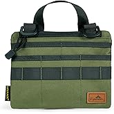 VIPERADE VE5 Slim EDC Pouch with 7 Pockets, Mens Pocket Organizer Multitool Pouch, Mini Crossbody Messenger Bag (No Strap)