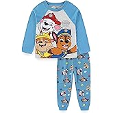 Paw Patrol Nickelodeon Boys 2-Piece Long Sleeve Shirt and French Terry Pants Set for Toddler and Big Kids