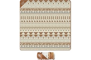 喜马拉雅 Picnic Blanket for Outdoors 78" x 59" Waterproof Camping Picnic Mat Large Folding Outside Blankets for Camping Party Beach Park Outdoor Picnic Supplies (Brown, 78" X 59")