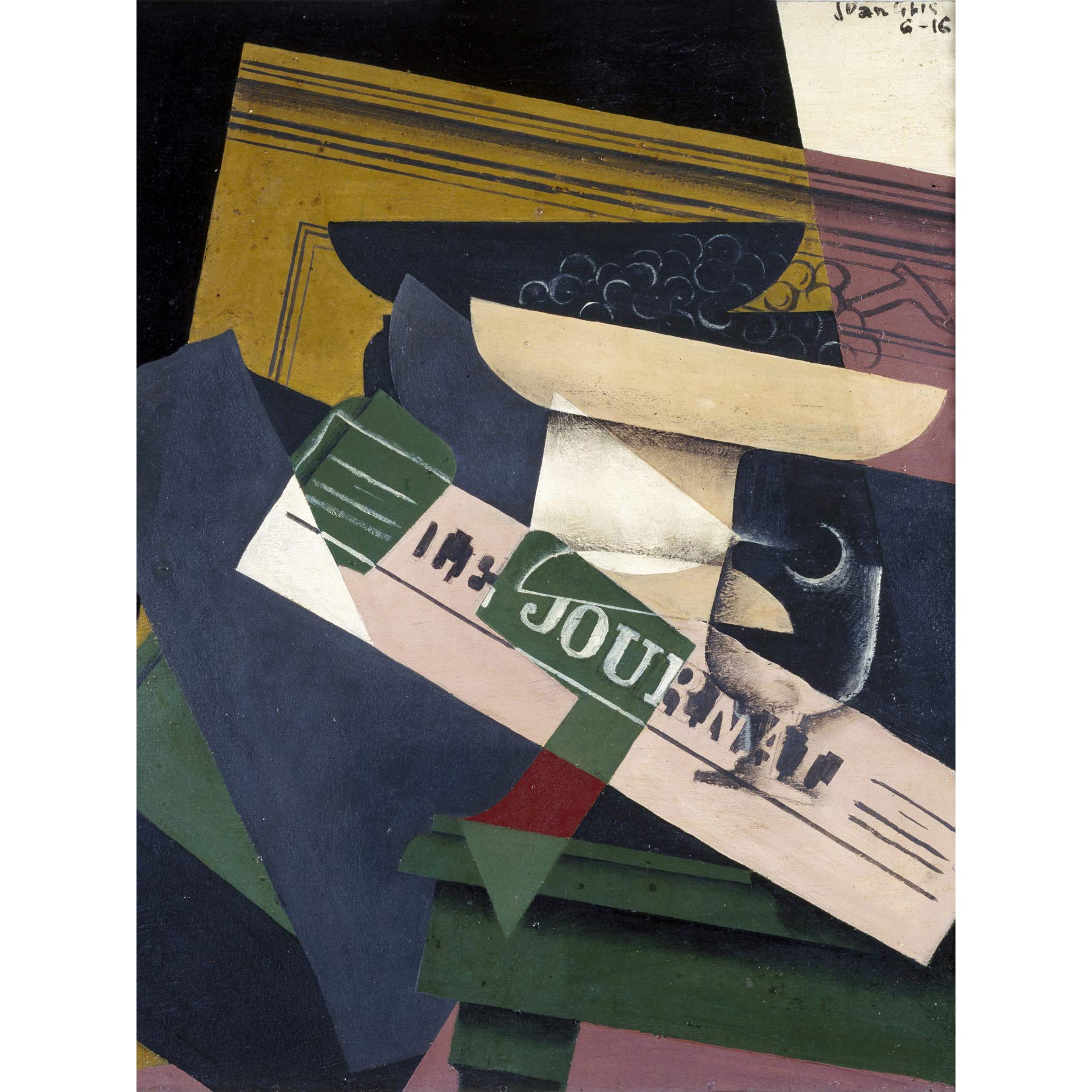 Juan Gris Les Raisins Large Wall Art Print Canvas Premium Poster Mural