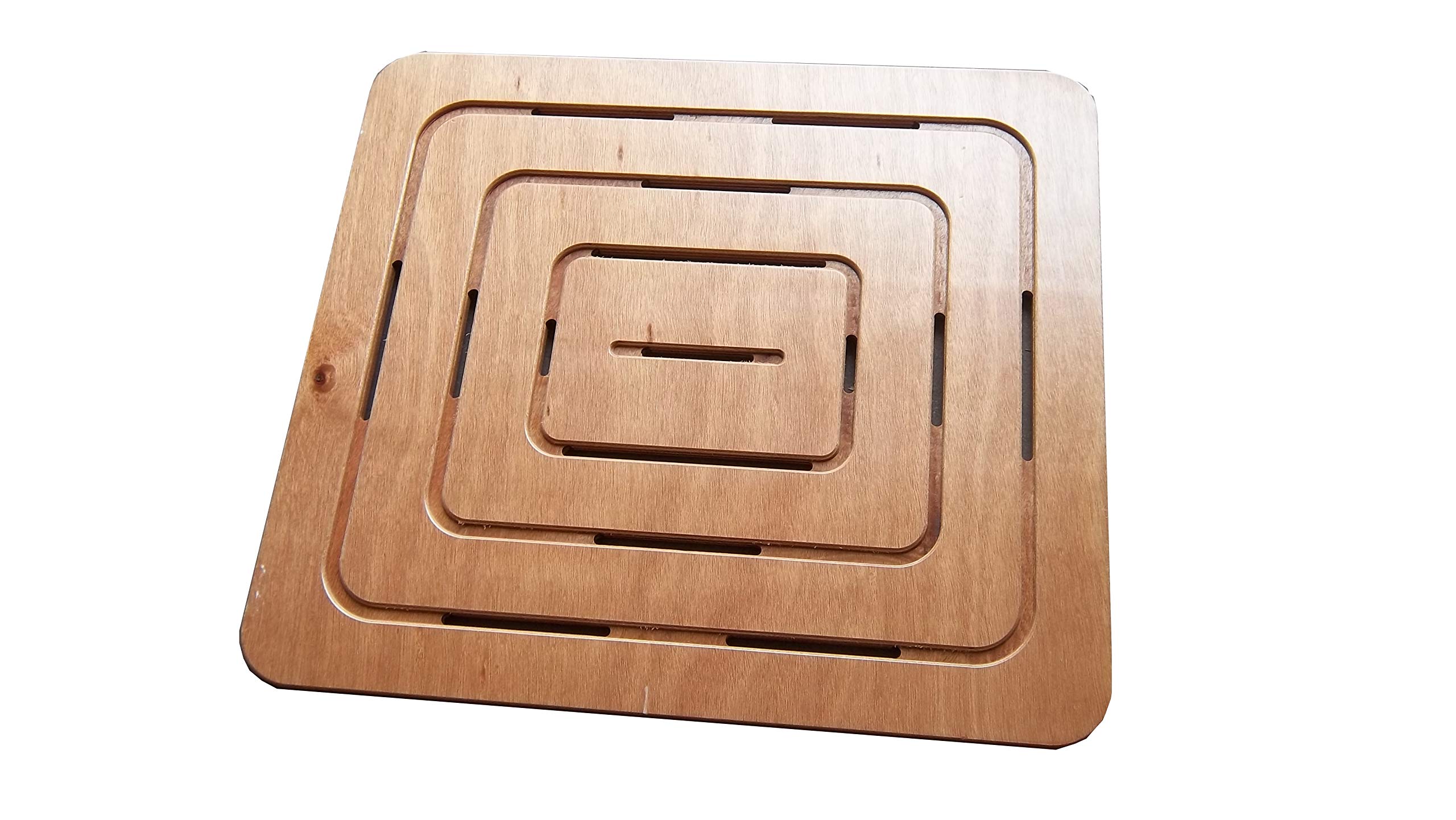 Castelmerlino Shower Accessories, Marine Okumé Plywood, Natural, 62 x 70