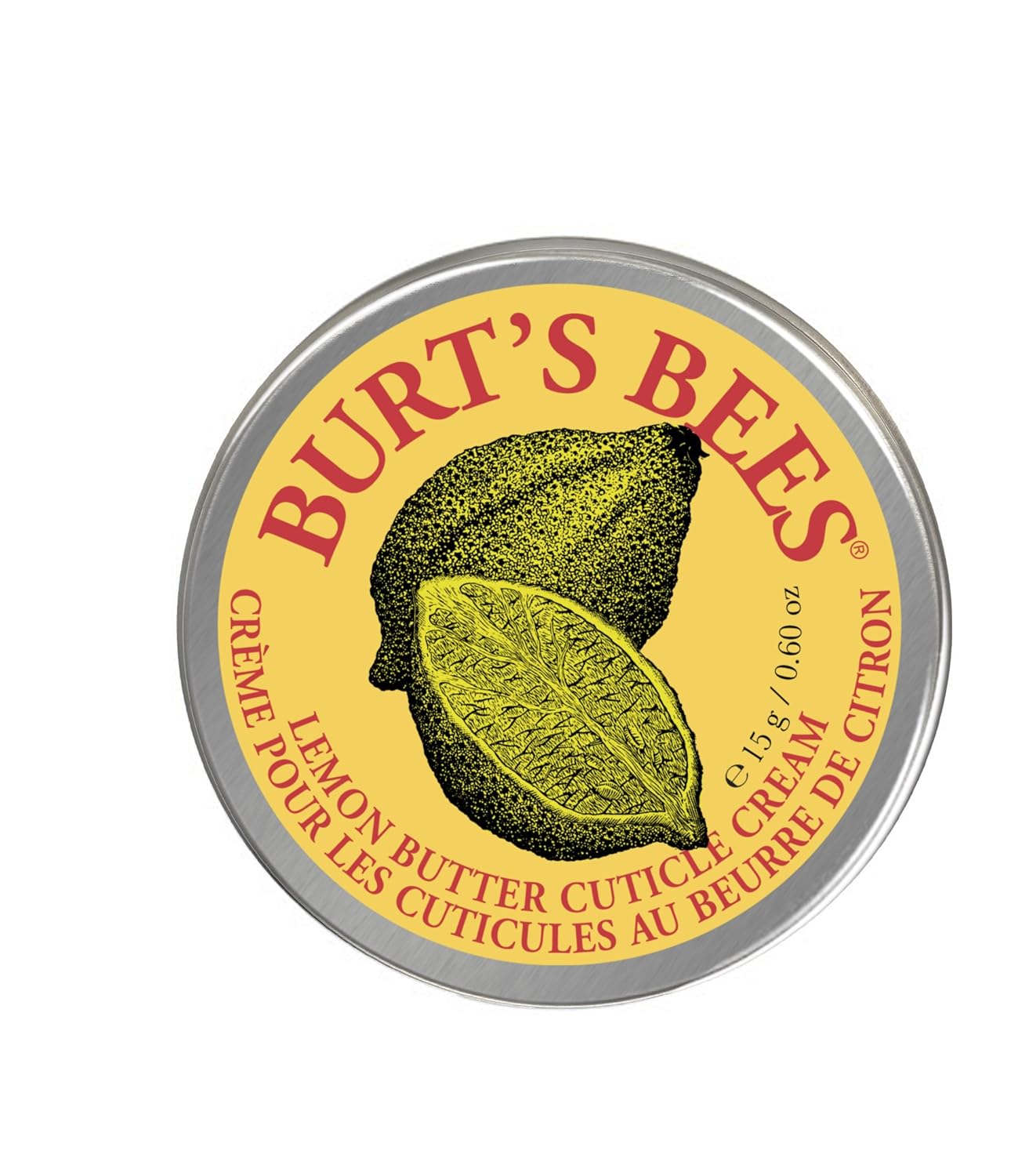 Burt's Bees 100 Natural Moisutrising Lemon Butter Cuticle Cream, 15 g