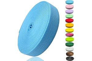 ADALT LION Nylon Webbing 1 Inch 1.5Inch Wide, Heavyweight Webbing Strap 12 Yard, Nylon Straps for Indoor or Outdoor DIY Gear Repair, Pet Collars, Crafts