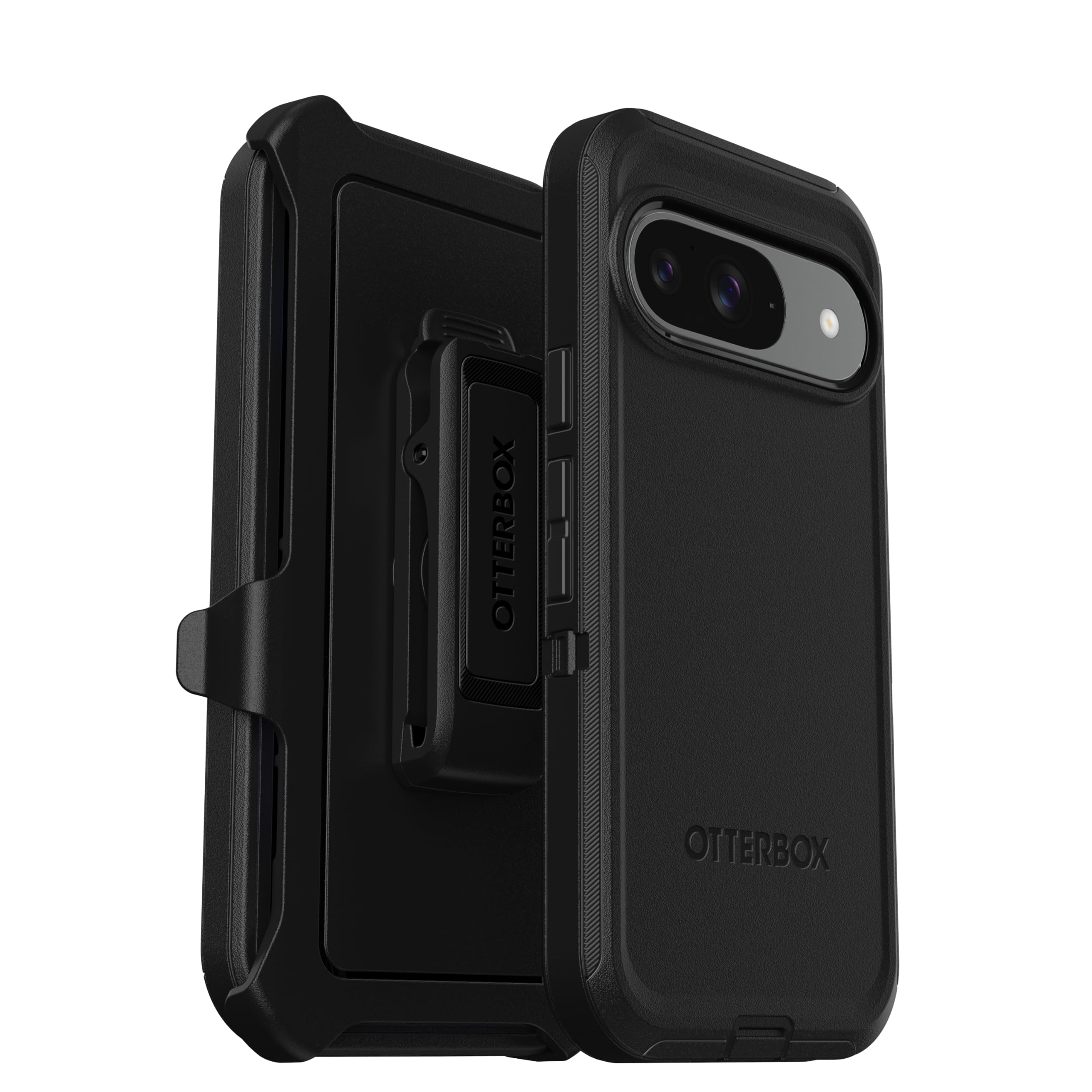 OtterBox Defender Case for Google Pixel 9 / Pixel 9 Pro, Shockproof, Drop Proof, Ultra-Rugged, Protective Case, 5x Tested to Military Standard, Black