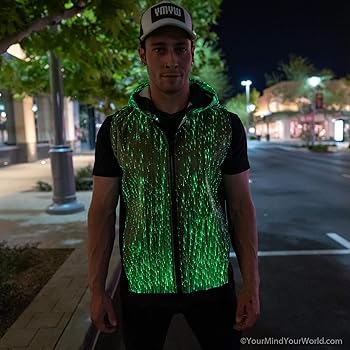 light up rave hoodie