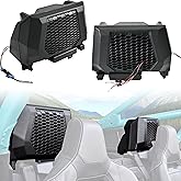 SAUTVS Rear Seat 6.5" Speaker Pods for Polaris RZR PRO XP/R/S/4 2025 2026 | Durable ABS Plastic, Easy Install, Rear Seat 6.5 Inch Speaker Enclosures Mount Holders for RZR PRO XP4/R4/S4 2025+ (One Pair)
