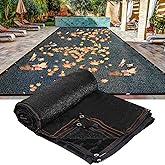20x40 FT Pool Leaf Cover for Inground and Above Ground Rectangle Swimming Pools Durable Mesh Pool Cover with Grommets,Pool Leaf Net for Leaf Protection.