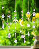 Estefanlo Suncatchers 6 Pack Crystal Garden Decor Sun Catchers view 5