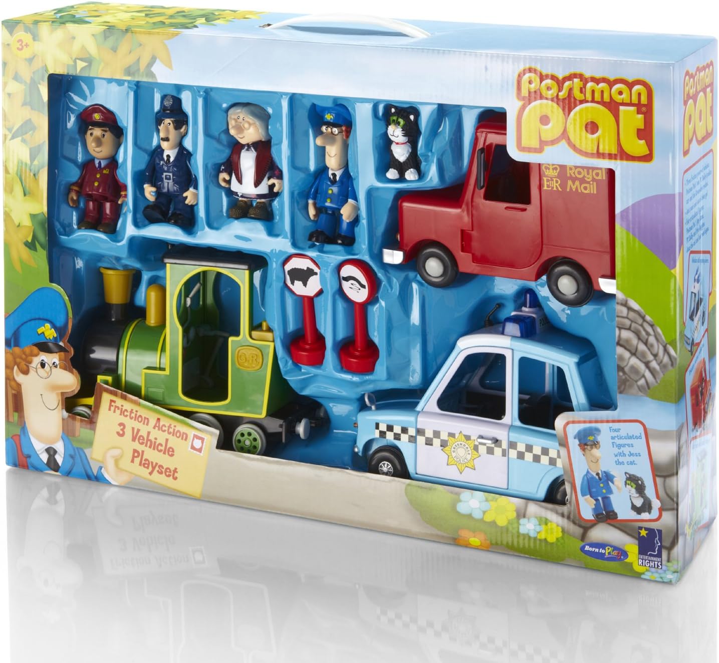 Postman Pat Deluxe Friction Action 3 Vehicle Figures Playset BigaMart