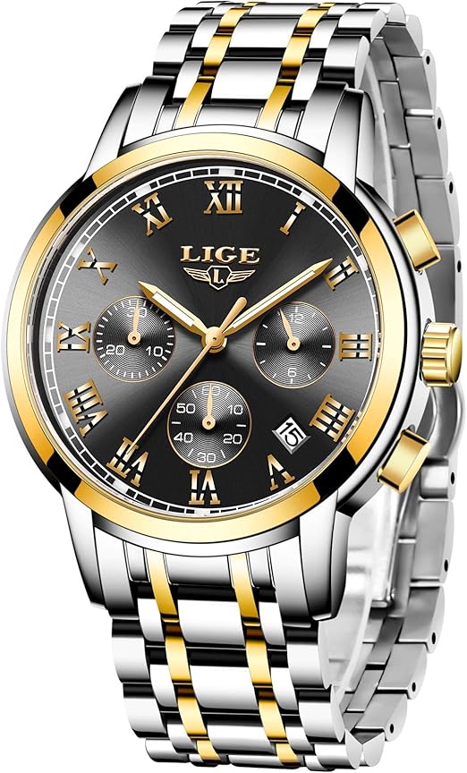 lige brand men's business watch