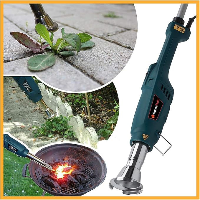 FranceTech Electric Weed Killer 2000 W with BBQ Light 3 in 1 Organic