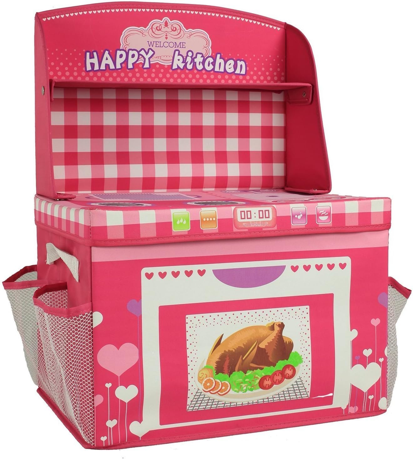 Toys For Girls, Decorative Pink Kitchen Storage Box For Toys And Games