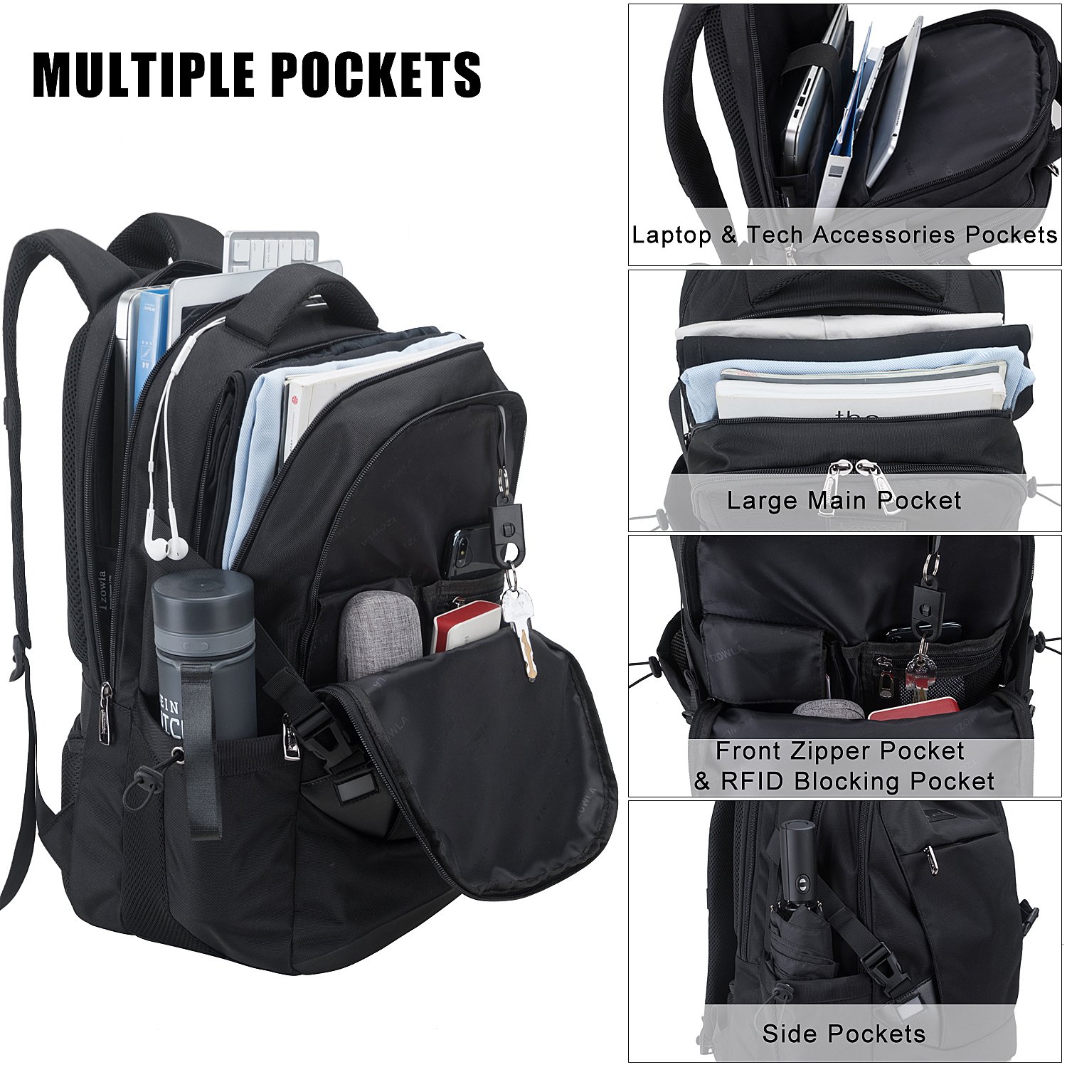 tzowla backpack lock