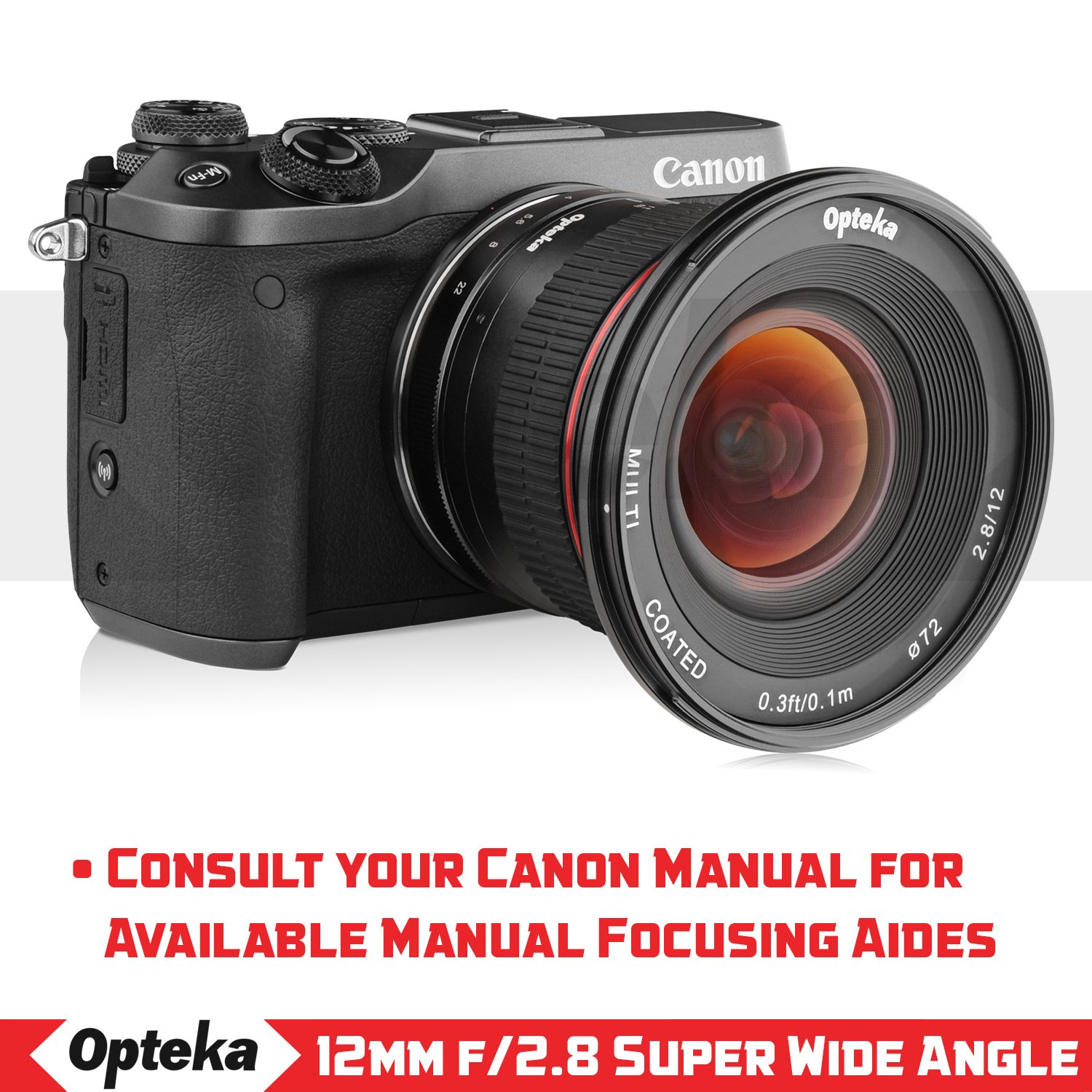 Amazon.com : Opteka 12mm f/2.8 HD MC Manual Focus Wide Angle Lens