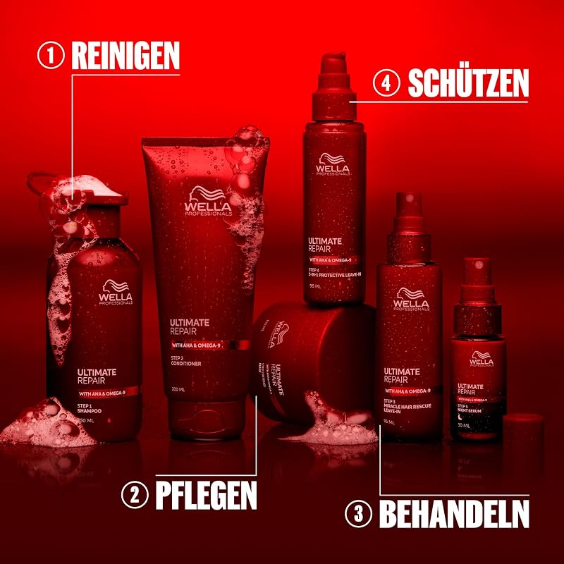Professionals Ultimate Repair tiefenwirksamer Conditioner – reparierende Haarspülung mit AHA und Omega 9 – feuchtigkeitsspendende Spülung für strapaziertes Haar – 500 ml