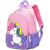 CHERUBIC Toddler Backpack, Kids Travel Backpack, Waterproof Cute Small Preschool Backpack Cartoon Daycare Bag