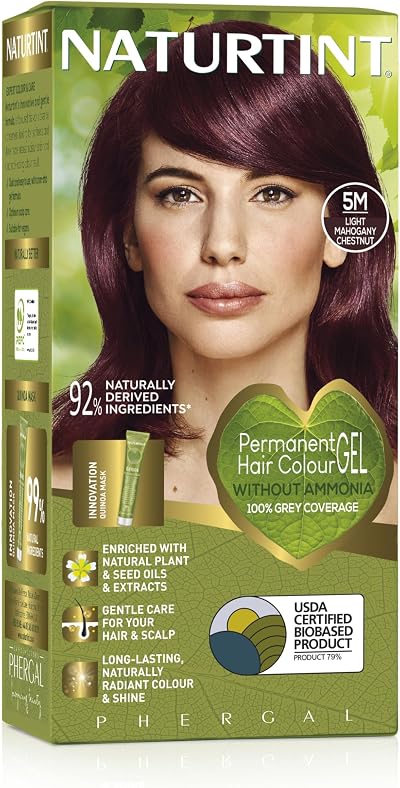 Naturtint Permanent Hair Colour Gel 5M Light Mahogany Chestnut 60ml