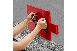 MIMODA Professional Grade PU Concrete Stamp, Concrete Cement Wall Floor Mat, Concrete Pressure Mold Wall Mat Polyurethane Stamps Concrete Provides Natural-looking Textures on Walls (22.2 * 12 inch)