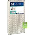 Sealy Baby Ortho Rest Waterproof Crib Mattress Plus Toddler Bed Fit, 150 Extra Firm Coils, Orthopedic Comfort, GREENGUARD Gold Certified, Safety & Quality Tested, Made in USA, 52"X28" - Gray