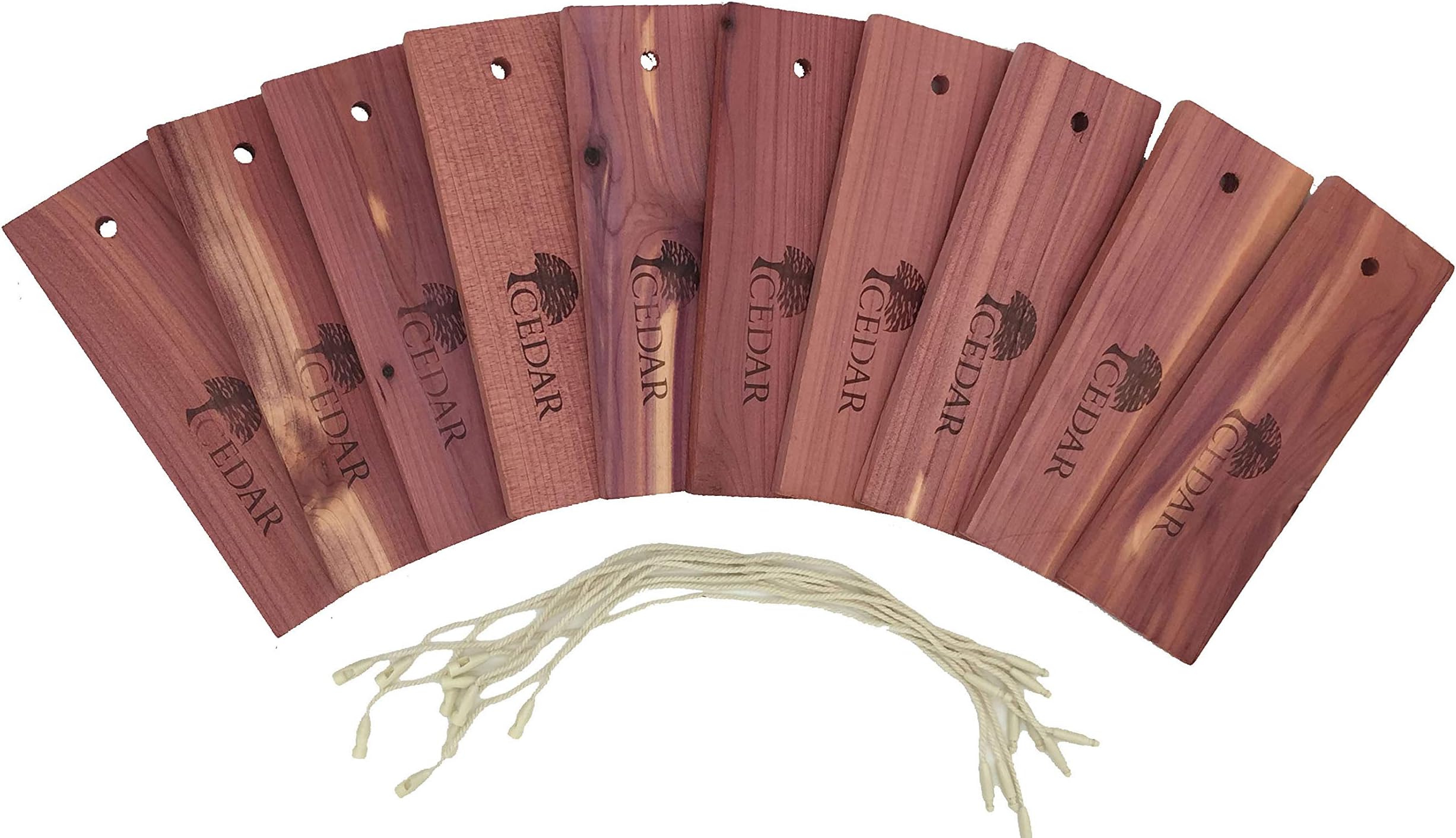 PTCLTRAPS8 Closet Essentials Red Cedar Blocks and Cedar Sachet Clothes Protector Moth Repellent Storage Accessories Value Pack (10 Items) (Green)